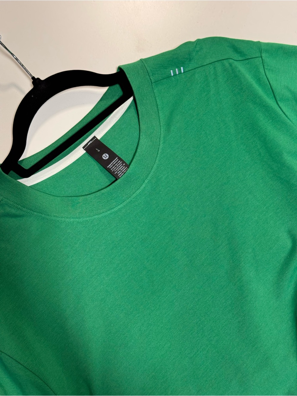 lululemon athletica Men's Bright Green Crewneck Tee